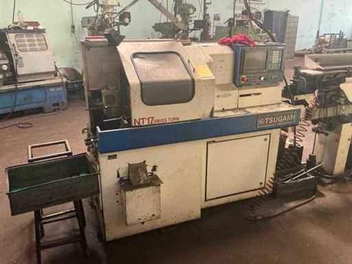 1992 Tsugami NT17 Swiss Turn CNC-langdraaibank