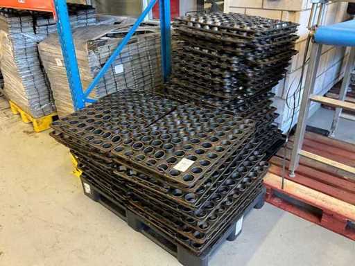 Charge Backbleche mit festen Ringplatten (54x)