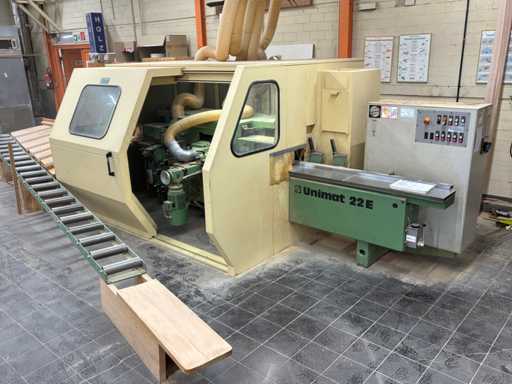 WEINIG U 22 E Hobelautomat mit Nutenbett und 5 Wellen