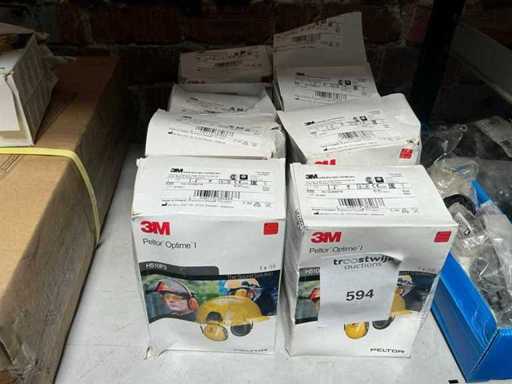 Protezione acustica 3M Peltor Optime per casco da costruzione (9x)