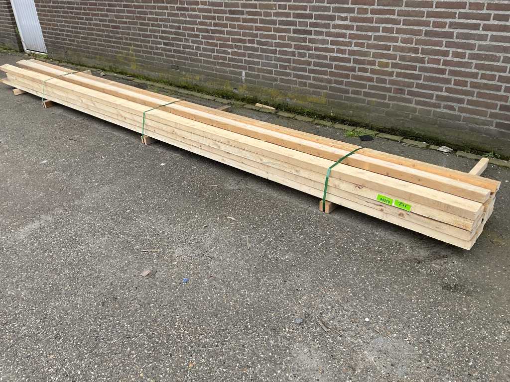 Pine beam 550x10x5 cm (15x)
