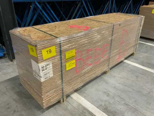 Plaque OSB 2500x675x22mm GBF4 (37x)