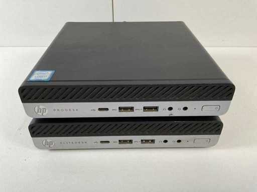 HP ProDesk 600 G5, Core(TM) i7 9e génération, 8 Go de RAM, 128 Go de PC NVMe Mini (2x)