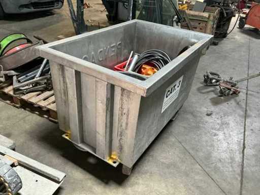 Rendac Stainless Steel Mobile Container