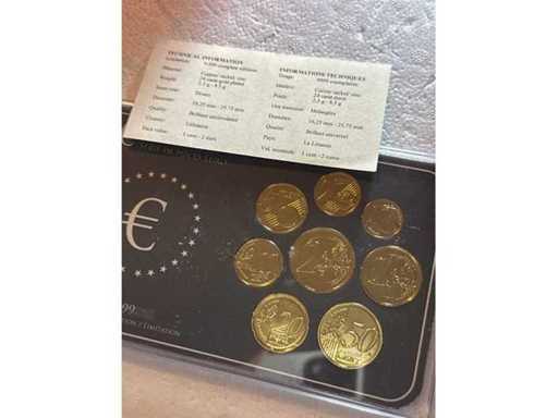 Vergoldete Eurokursmünzen Lithuania