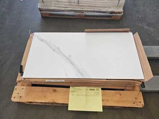 Jos Marmo Bianco Mat 50x100 cm Tile 11 m²