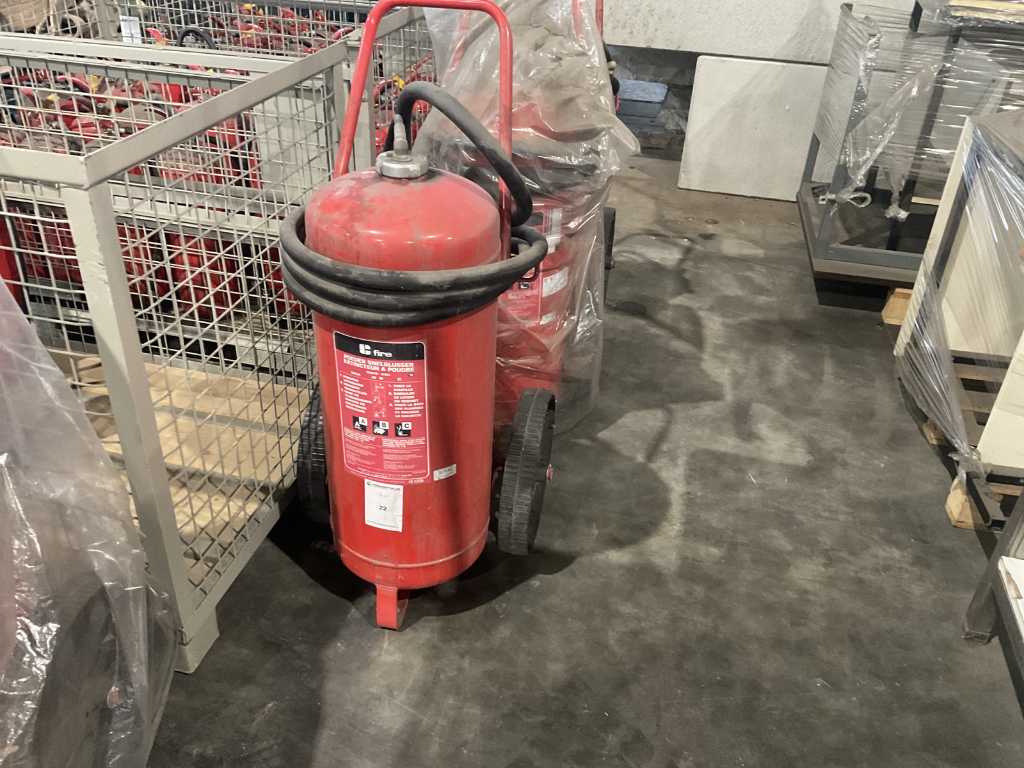 Fire Mobile powder-quick extinguisher 55kg (3x)
