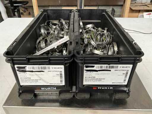 Würth 5.75kg Bolt-Hose Clamp 37.5-45/9mm in stackable box