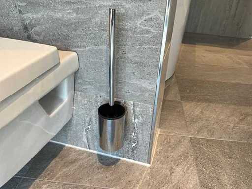Emco – System 2 – Wand-Toilettenbürste und Toilettenrollenhalter