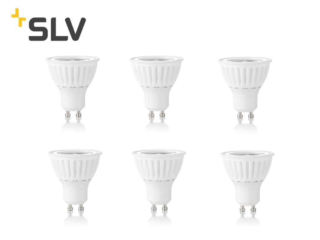 100 x SLV GU10 LED Lights, bright white, 4000K