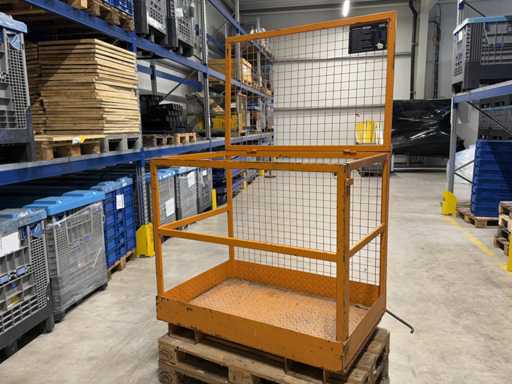 BAUER MB-D Cage de travail / Panier pour chariot élévateur