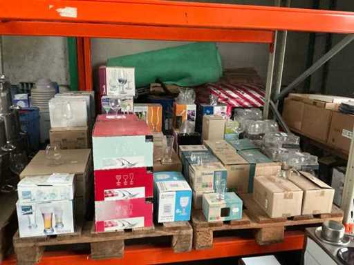 Lotto di vari oggetti in vetro