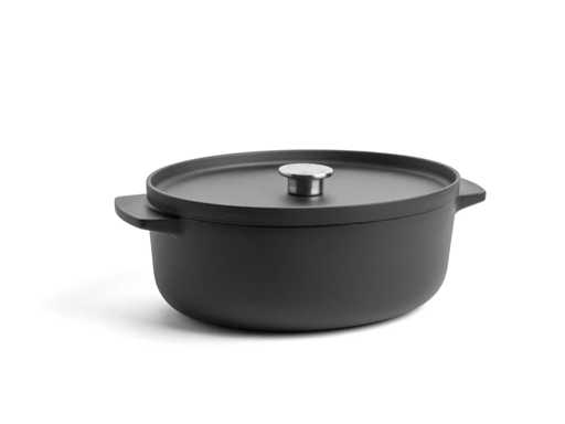 KitchenAid Pot Cast Iron 5. 6l 30cm black matt