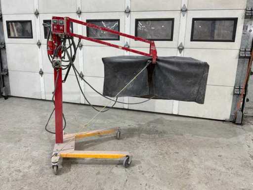 Mobile infrared paint dryer