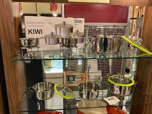 7 piece cooking pot set