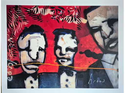 Zeefdruk Herman Brood