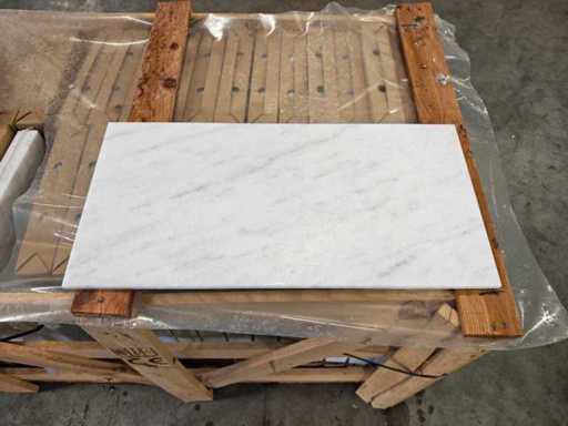 Natuursteen Marmer Wit Honed 30,5x61 cm Tegel 63,26 m²