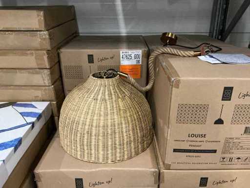 Lot Coco Maison Louise Pendellampe 50x50x180cm (12x)