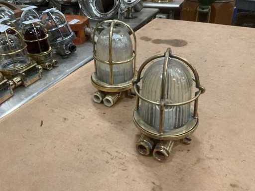 Vintage-Marinelampe (2x)