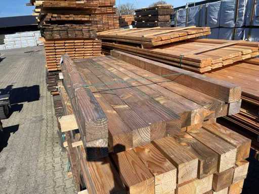 Poteaux rabotés Douglas 2500x90x90mm (12x)