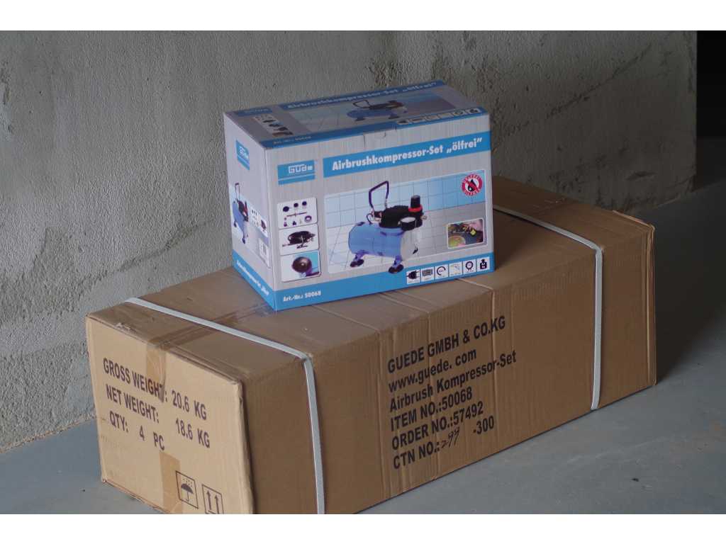  1 pallet, 10 boxes, a 4x Güde - 50068 - Airbrush Compressor Set (40x)