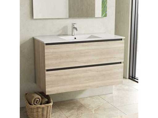 Karo - Natural Oak - 100cm - Badmeubelset