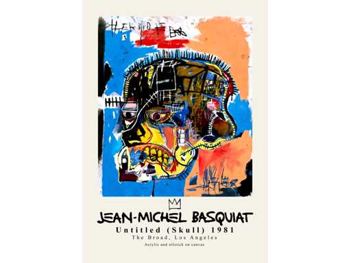 Foto Basquiat ‘Affiche Skull’