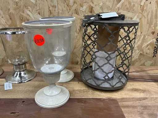 Diverse windlichten (6x)
