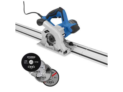 Hyundai plunge saw in rail 1050W