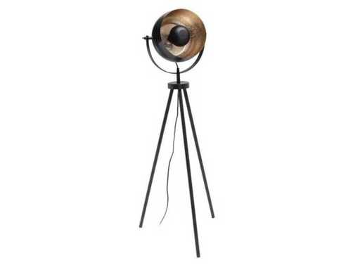 Lampe sur pied en nickel