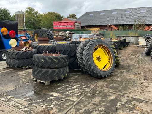 Partij dubbellucht Wielen