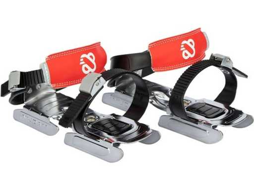 Nijdam Sliding Irons Kids - Bobbin' Skoot - Adjustable - Size 24-34 - Black