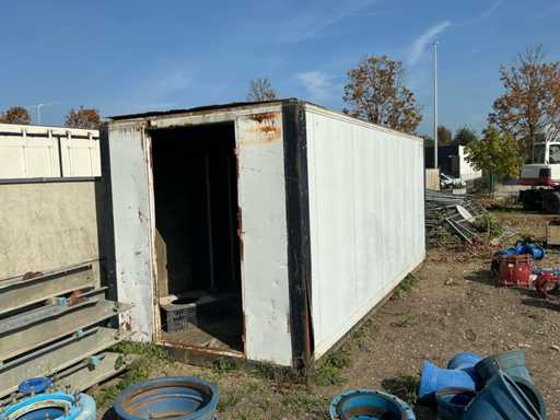 Werfopslagcontainer met rekken Opslagcontainer