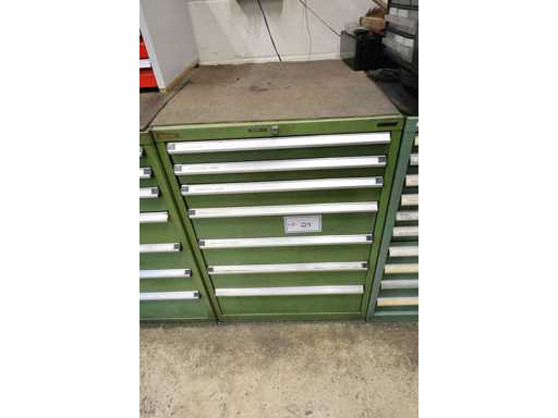   Werkzeugschrank mit Inhalt