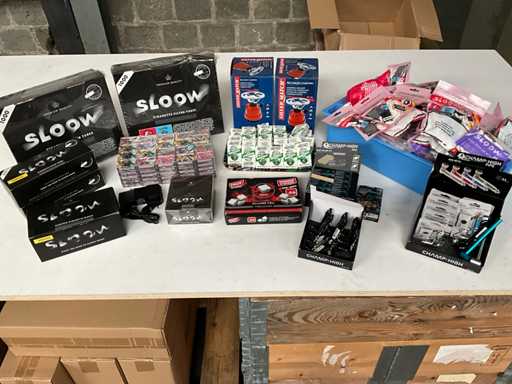 Mix lot various smoking products