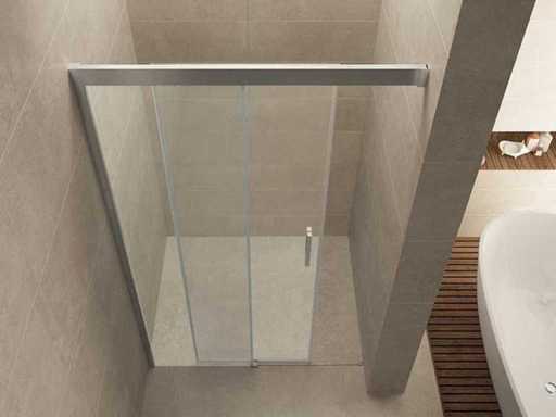 Wiesbaden 20.3430 Niche door with 1 sliding door soft close 90x200 chrome