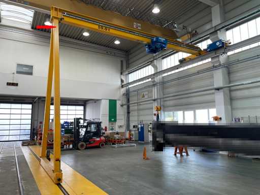 ABUS - Gru a semicavalletto monotrave 10t