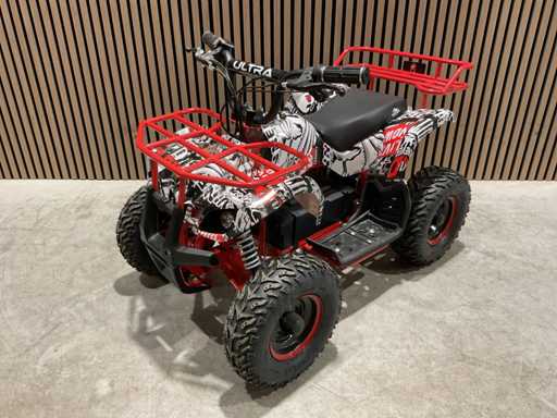 Ultra Motocross 2025 avec ATX 1000 électrique à rack Quad Rouge/Blanc MA06E