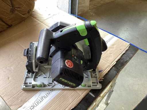 Festool TS 55 REBQ Plus dompelzaagkabel en systainer met reservebladen