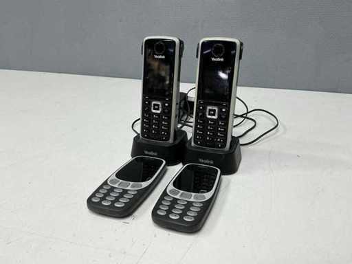 Yealink/Nokia - W25 P/3310 3G - Mobile phones (4x)