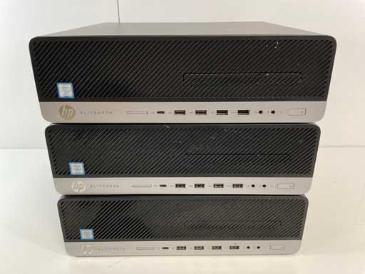 HP EliteDesk 800 G5 SFF, Core(TM) i5 9. generacji, 16 GB RAM, 128 GB NVMe Desktopy (3x)