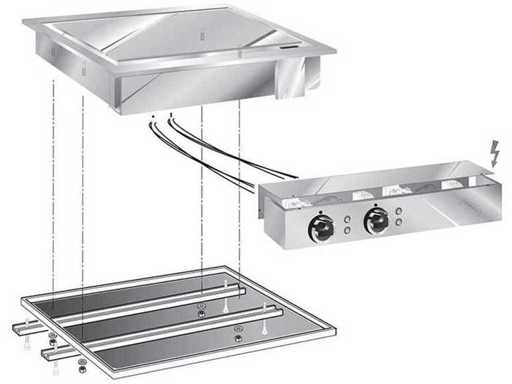 Olis OFTE-60DC Drop-in elektrische bakplaat