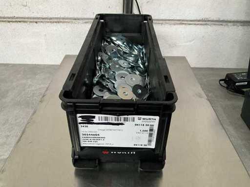 Würth 10 kg Carrosseriering 4 x 30 x 1,5 in stapelbare bak