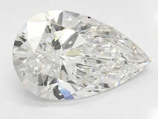 Diamant - 1.55 carat Peer vorm geslepen diamant (gecertificeerd)