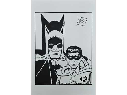 Bob Kane (1915-1998), attribué à, dessin à l'encre