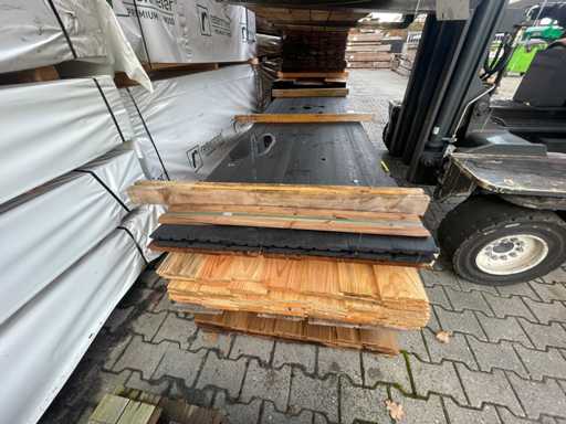 Douglas half-timber rebate 3000x130x18mm (48x)