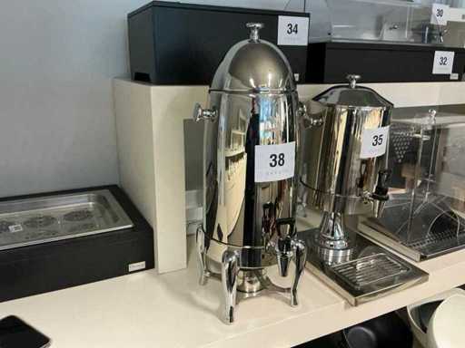 Stalowy dozownik kawy w kształcie pocisku