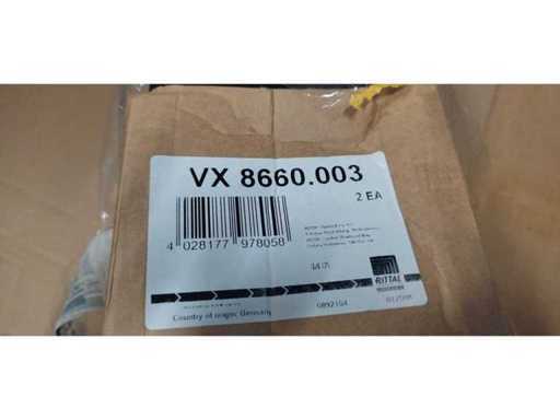 RITTAL - VX 8660.003 - Piesă de colț de bază cu panou de bază, față și spate, W=800mm,H=100mm