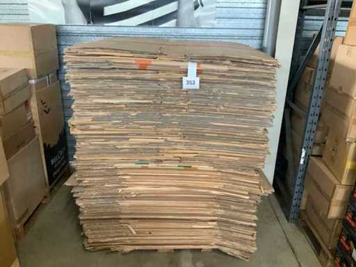 Série de boîtes en carton