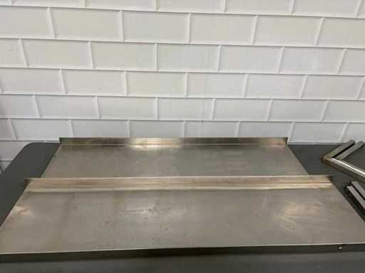 Stalowa półka ścienna ze stali nierdzewnej (2x)